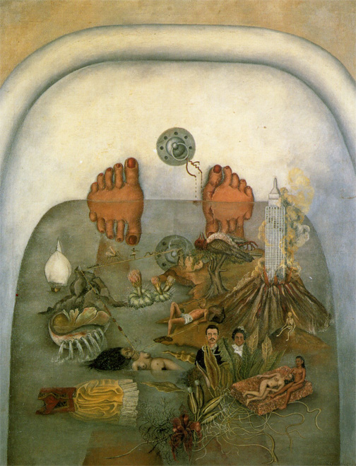 frida kahlo paintings. Frida Kahlo, What I Saw in the