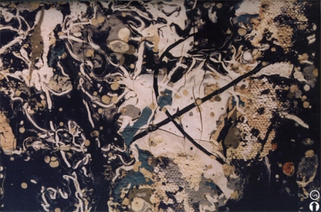 Pollock—No 1, 1950 (Lavender Mist) detail