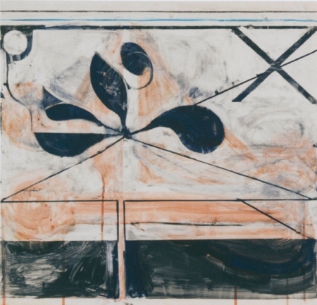 Richard Diebenkorn,Untitled #23,1981 Gouache and crayon on paper © The Richard Diebenkorn Foundation